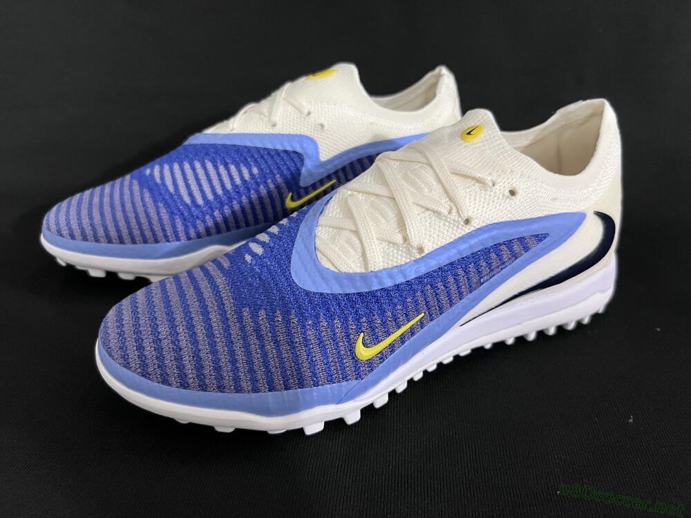 Men's Nike Phantom 6 Elite TF Football Shoes - Blue/White/Jade