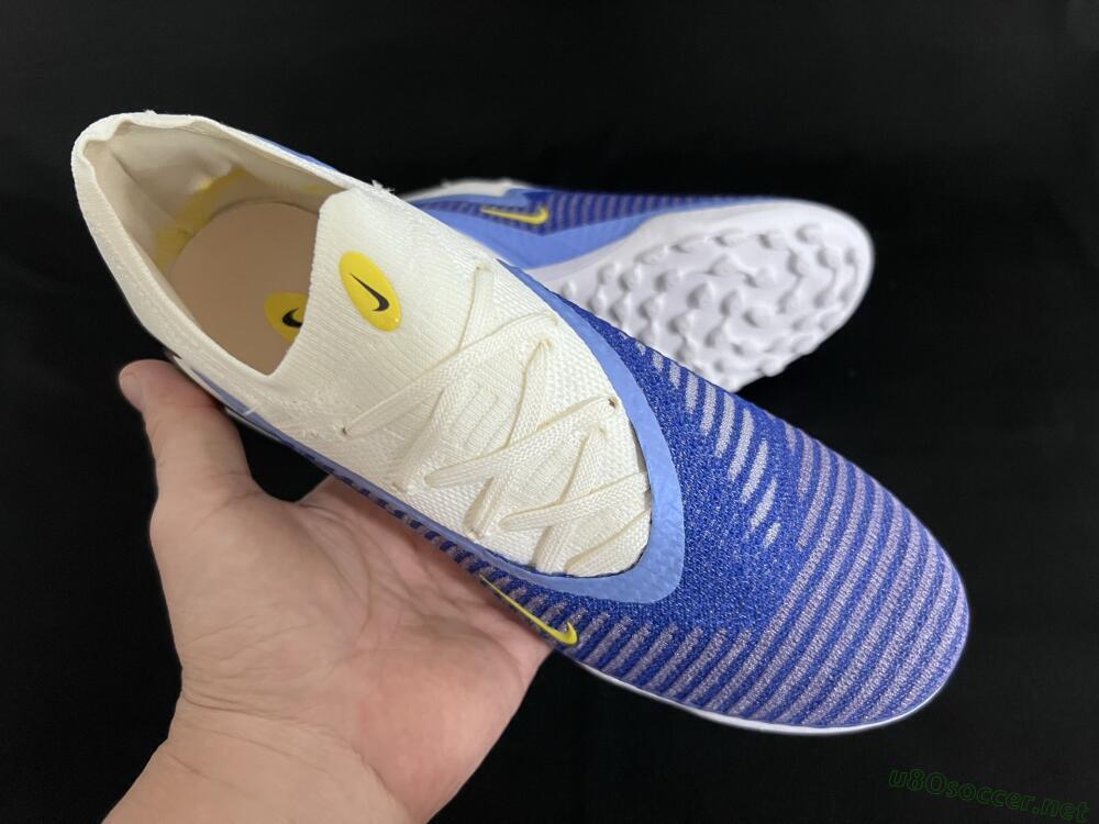 Men's Nike Phantom 6 Elite TF Football Shoes - Blue/White/Jade