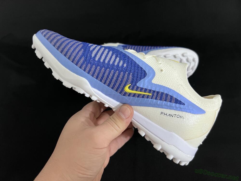 Men's Nike Phantom 6 Elite TF Football Shoes - Blue/White/Jade