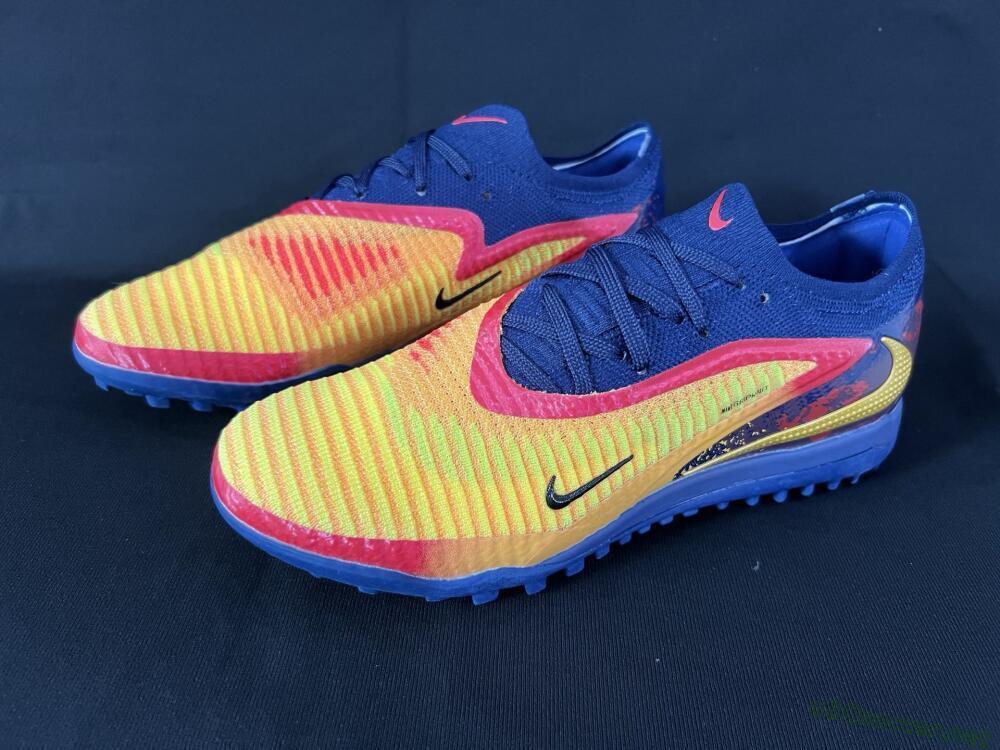 Men's Nike Phantom 6 Elite TF Football Shoes - Yellow/Red/Blue
