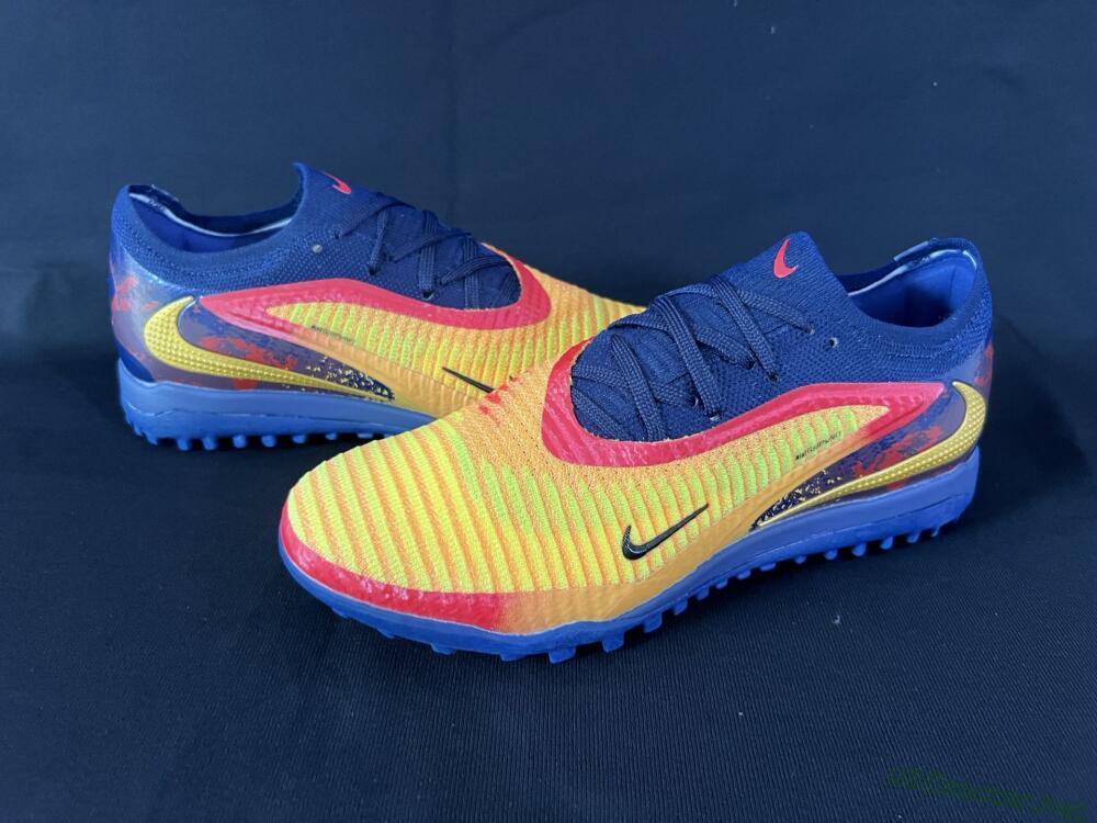 Men's Nike Phantom 6 Elite TF Football Shoes - Yellow/Red/Blue