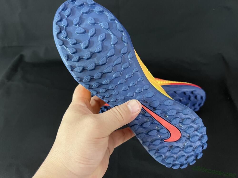 Men's Nike Phantom 6 Elite TF Football Shoes - Yellow/Red/Blue