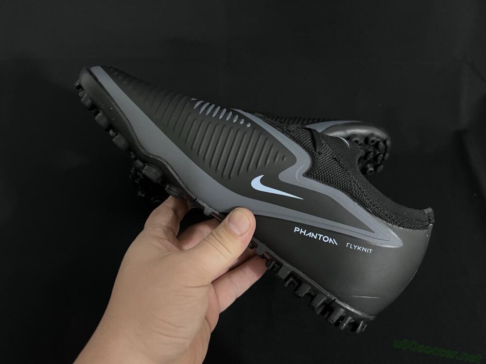 Unisex Nike Phantom 6 Low Elite TF Football Shoes - Black/Jade