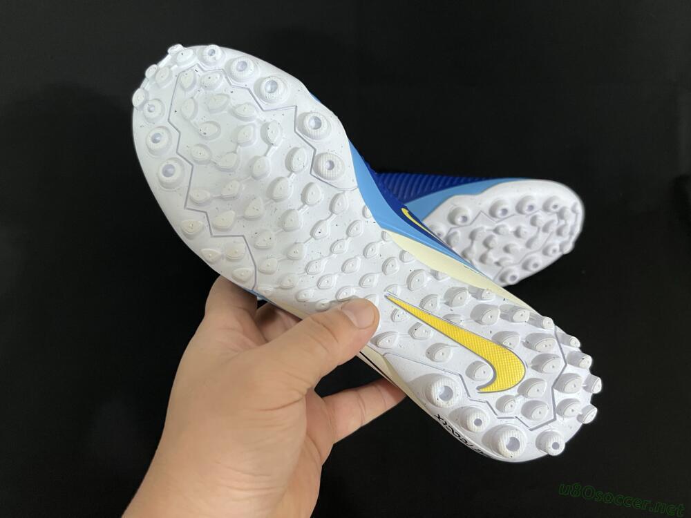 Unisex Nike Phantom 6 Low Elite TF Football Shoes - Blue/White/Black