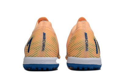 Unisex KM x Nike Air Zoom Mercurial Vapor 16 Elite TF Football Shoes - Orange/Ocean Blue/Sandy Peach