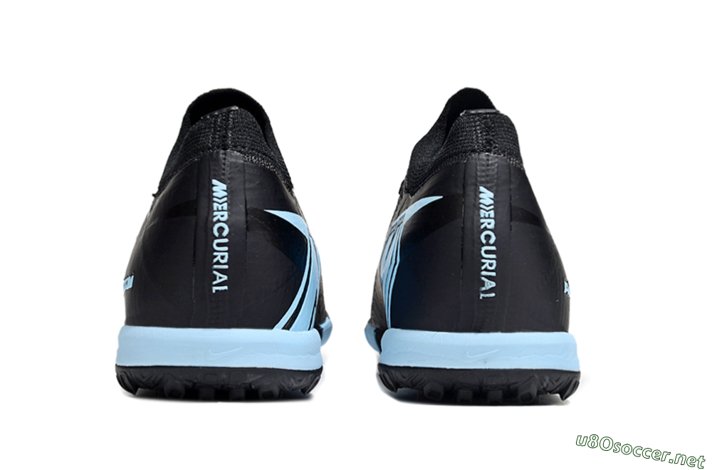 Unisex Nike Air Zoom Mercurial Vapor 16 Elite TF Football Shoes - Black/Ice Blue/Dusk Black 5