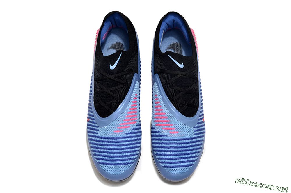 Unisex Nike Phantom 6 Low Elite FG Football Boots - Blue/Vibrant Blue/Hot Pink 4
