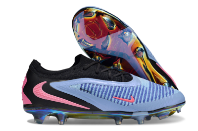 Unisex Nike Phantom 6 Low Elite FG Football Boots - Blue/Vibrant Blue/Hot Pink