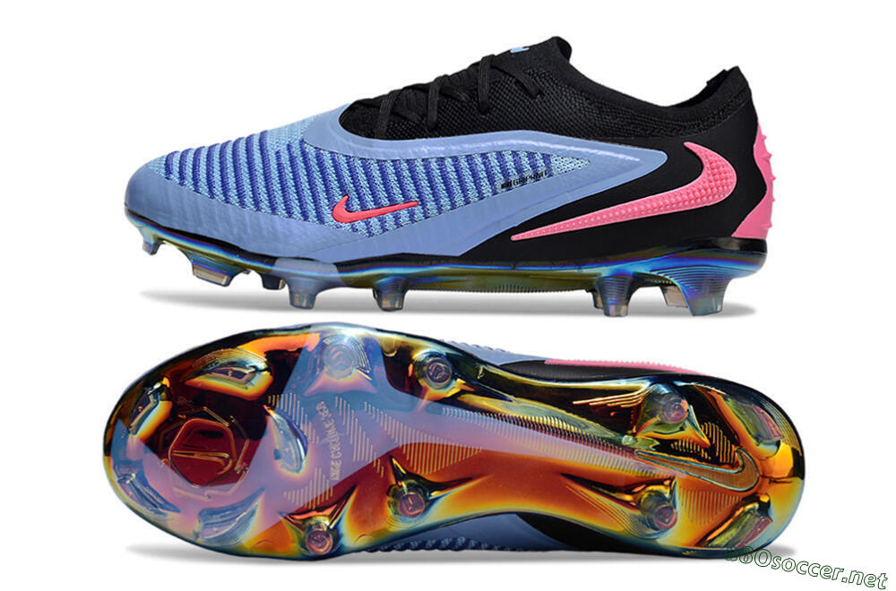Unisex Nike Phantom 6 Low Elite FG Football Boots - Blue/Vibrant Blue/Hot Pink 1