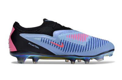 Unisex Nike Phantom 6 Low Elite FG Football Boots - Blue/Vibrant Blue/Hot Pink