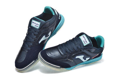 Men's Joma Top Flex IC Football Shoes - Navy/Aqua Mist/Deep Ocean