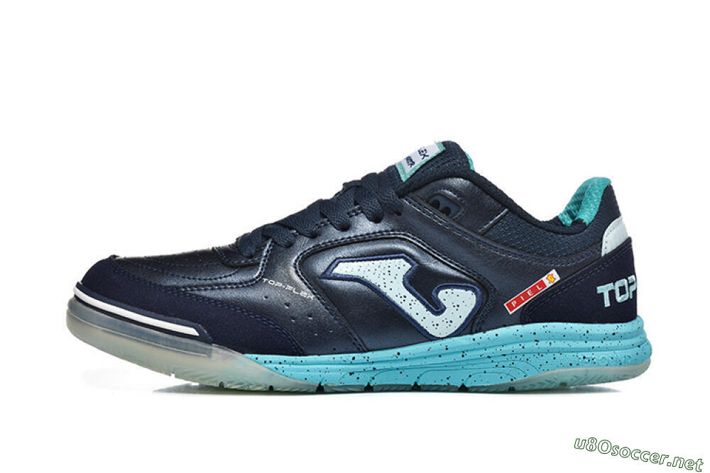 Men's Joma Top Flex IC Football Shoes - Navy/Aqua Mist/Deep Ocean 0