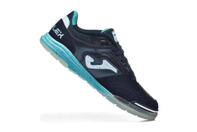 Men's Joma Top Flex IC Football Shoes - Navy/Aqua Mist/Deep Ocean