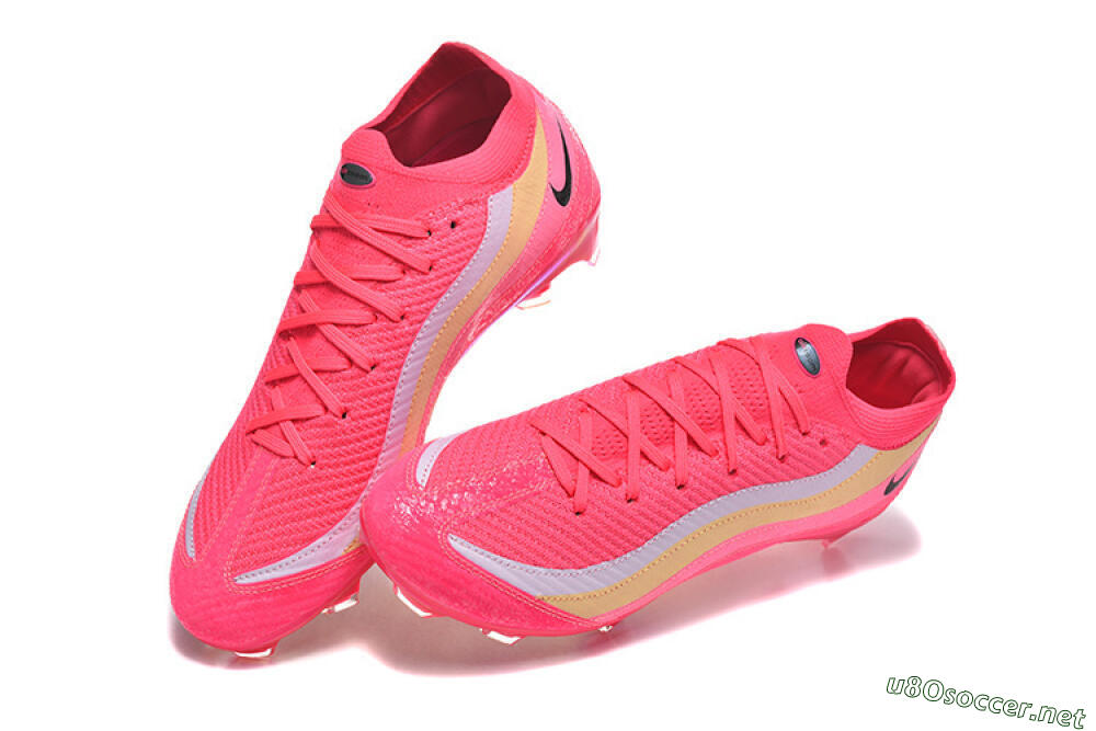 Men's Nike Air Zoom Mercurial Vapor 16 Elite FG Football Boots - Pink/Sunset Orange/Neon Yellow 6