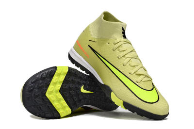 Kids Nike Air Zoom Mercurial Superfly 10 Elite TF Football Shoes - Yellow/Lime Blast/Black Shadow