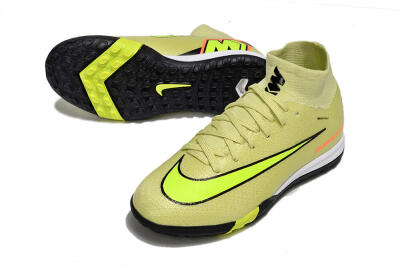 Kids Nike Air Zoom Mercurial Superfly 10 Elite TF Football Shoes - Yellow/Lime Blast/Black Shadow