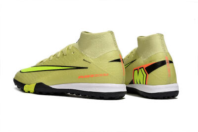 Kids Nike Air Zoom Mercurial Superfly 10 Elite TF Football Shoes - Yellow/Lime Blast/Black Shadow