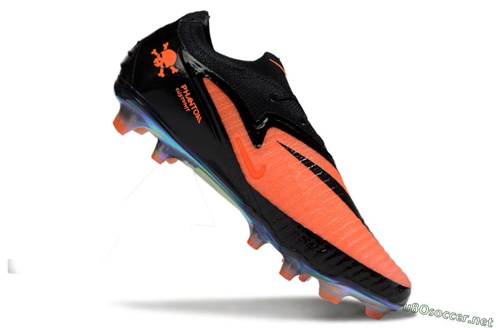 Unisex Nike Phantom 6 Low Elite FG Football Boots - Orange/Electric Orange/Black 5