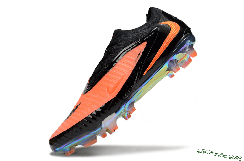 Unisex Nike Phantom 6 Low Elite FG Football Boots - Orange/Electric Orange/Black 6