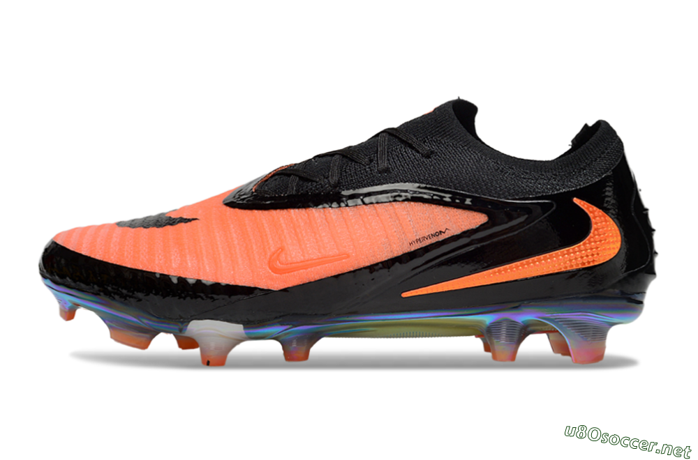 Unisex Nike Phantom 6 Low Elite FG Football Boots - Orange/Electric Orange/Black 0