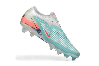 Men's Nike Phantom 6 Low Elite FG Football Boots - Aqua/Soft Blue/Coral Pink