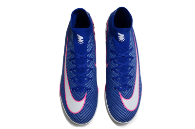 Unisex Nike Air Zoom Mercurial Superfly 10 Elite TF Football Shoes - Blue/Electric Pink/White