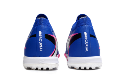 Unisex Nike Air Zoom Mercurial Vapor 16 Elite TF Football Shoes - Blue/Electric Blue/Fuchsia Pink