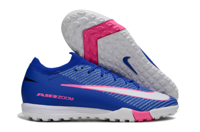 Unisex Nike Air Zoom Mercurial Vapor 16 Elite TF Football Shoes - Blue/Electric Blue/Fuchsia Pink