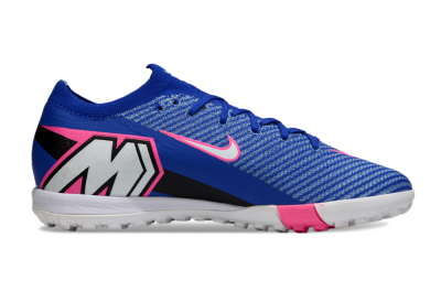 Unisex Nike Air Zoom Mercurial Vapor 16 Elite TF Football Shoes - Blue/Electric Blue/Fuchsia Pink