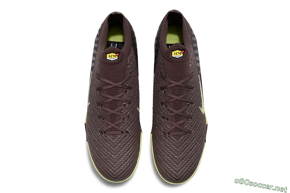 Unisex Nike Air Zoom Mercurial Vapor 16 Elite TF Football Shoes - Brown/Lime Twist/Silver Dots 4