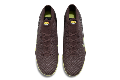 Unisex Nike Air Zoom Mercurial Vapor 16 Elite TF Football Shoes - Brown/Lime Twist/Silver Dots