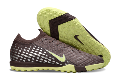 Unisex Nike Air Zoom Mercurial Vapor 16 Elite TF Football Shoes - Brown/Lime Twist/Silver Dots