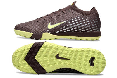 Unisex Nike Air Zoom Mercurial Vapor 16 Elite TF Football Shoes - Brown/Lime Twist/Silver Dots