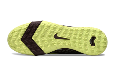 Unisex Nike Air Zoom Mercurial Vapor 16 Elite TF Football Shoes - Brown/Lime Twist/Silver Dots