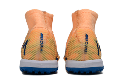 Unisex KM x Nike Air Zoom Mercurial Superfly 10 Elite TF Football Shoes - Orange/Tropical Sunrise/Navy Blue