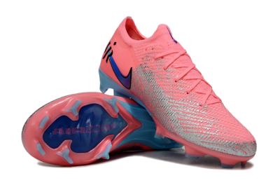 Unisex Nike Air Zoom Mercurial Vapor 16 Elite FG Football Boots - Pink/Electric Pink/Aqua Blue