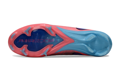 Unisex Nike Air Zoom Mercurial Vapor 16 Elite FG Football Boots - Pink/Electric Pink/Aqua Blue