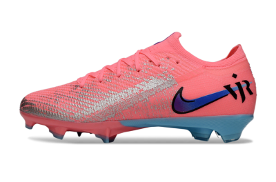 Unisex Nike Air Zoom Mercurial Vapor 16 Elite FG Football Boots - Pink/Electric Pink/Aqua Blue
