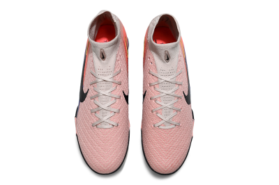 Unisex Nike Air Zoom Mercurial Superfly 10 Elite TF Football Shoes - Pink/Coral Breeze/Faded Blue