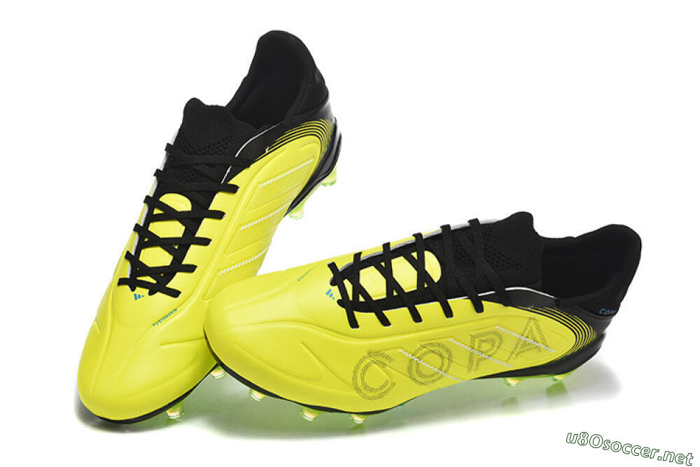 Men's Adidas Copa Pure 2 FG Football Boots - Yellow/Lime Blast/Black Out 6