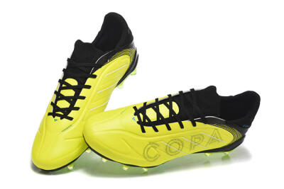 Men's Adidas Copa Pure 2 FG Football Boots - Yellow/Lime Blast/Black Out