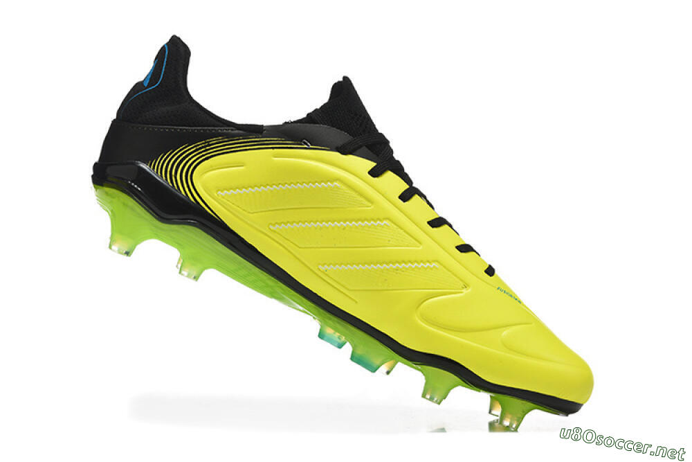 Men's Adidas Copa Pure 2 FG Football Boots - Yellow/Lime Blast/Black Out 7