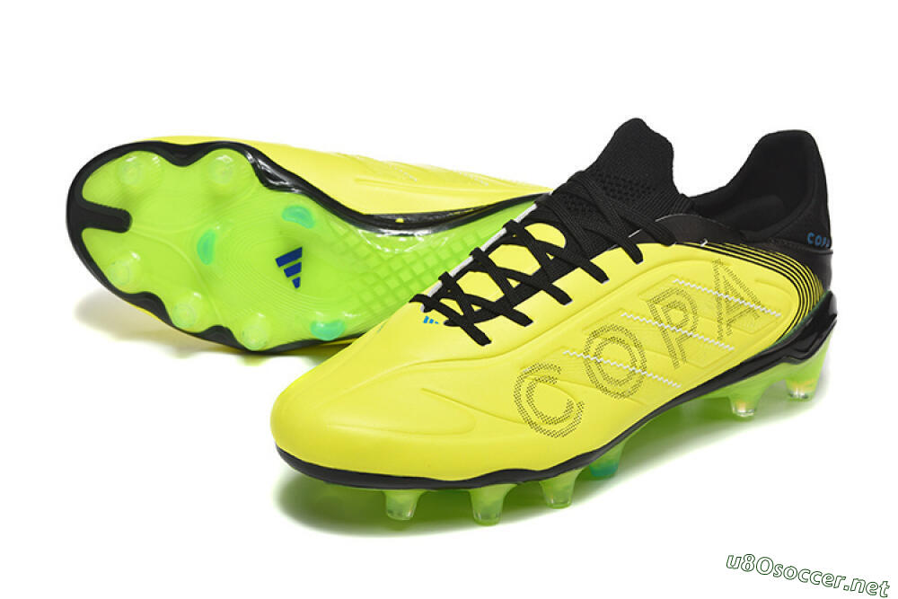 Men's Adidas Copa Pure 2 FG Football Boots - Yellow/Lime Blast/Black Out 3