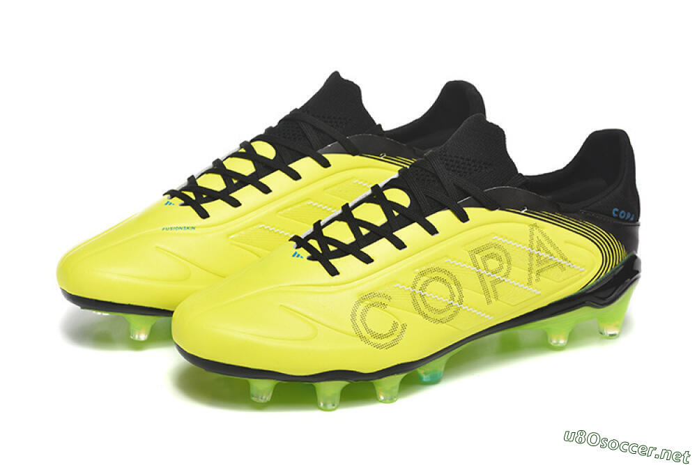 Men's Adidas Copa Pure 2 FG Football Boots - Yellow/Lime Blast/Black Out 5