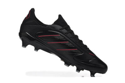 Men's Adidas Copa Pure 2 FG Football Boots - Black/Crimson Burst/Sleek Charcoal