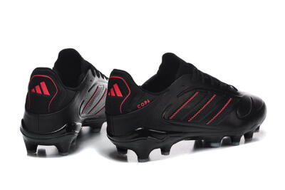 Men's Adidas Copa Pure 2 FG Football Boots - Black/Crimson Burst/Sleek Charcoal