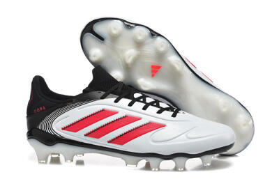 Men's Adidas Copa Pure 2 FG Football Boots - White/Crimson Red/Black