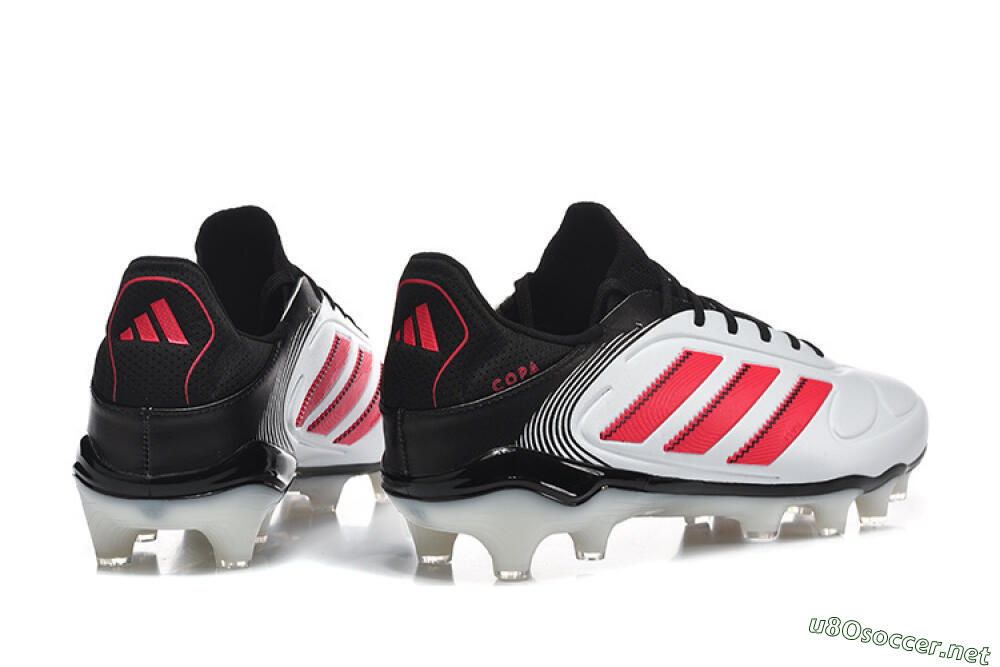 Men's Adidas Copa Pure 2 FG Football Boots - White/Crimson Red/Black 9
