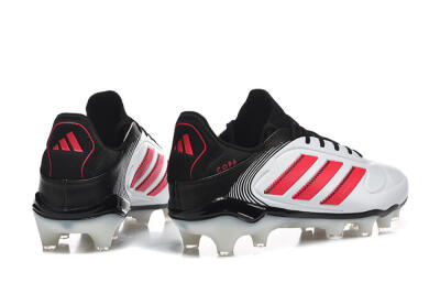 Men's Adidas Copa Pure 2 FG Football Boots - White/Crimson Red/Black