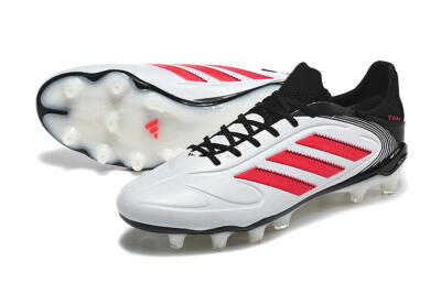 Men's Adidas Copa Pure 2 FG Football Boots - White/Crimson Red/Black